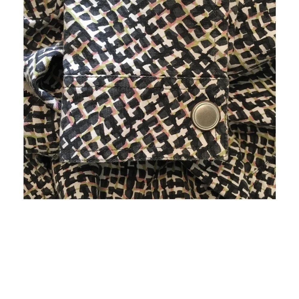 Cabi Womens Multicolor Geometric Long Sleeve Full Zip Motorcycle Jacket Size M - Picture 7 of 9
